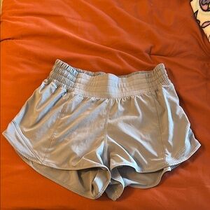 Lululemon Womens Gray High Rise Hotty Hots 2.5inch Shorts